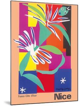 Nice, France - Côte d'Azur-Henri Matisse-Mounted Giclee Print
