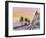 Nice France Seaview Boulevard at Sunset-Markus Bleichner-Framed Art Print