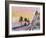 Nice France Seaview Boulevard at Sunset-Markus Bleichner-Framed Art Print