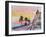 Nice France Seaview Boulevard at Sunset-Markus Bleichner-Framed Art Print