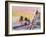 Nice France Seaview Boulevard at Sunset-Markus Bleichner-Framed Art Print