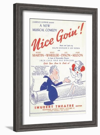 Nice Goin'--Framed Art Print