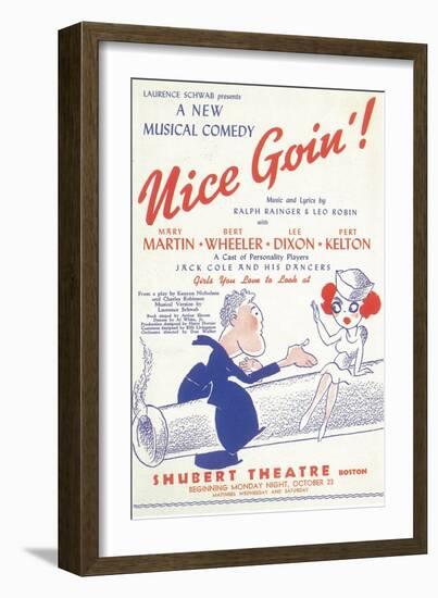 Nice Goin'--Framed Art Print