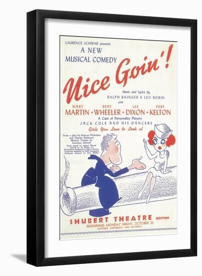 Nice Goin'--Framed Art Print