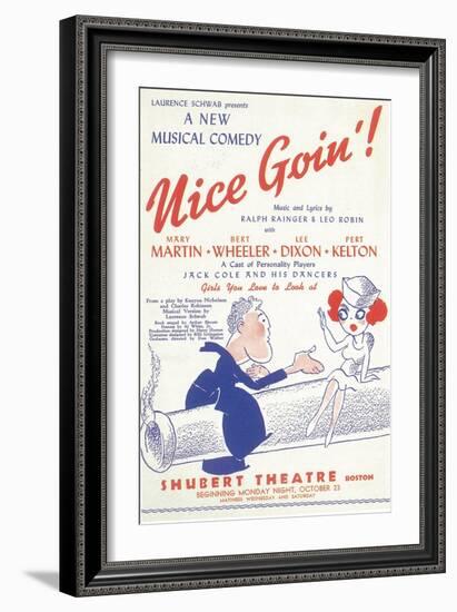 Nice Goin'--Framed Art Print