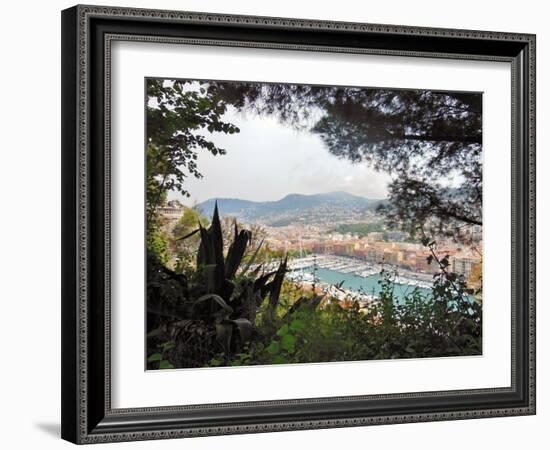 Nice Harbor-Marilyn Dunlap-Framed Art Print