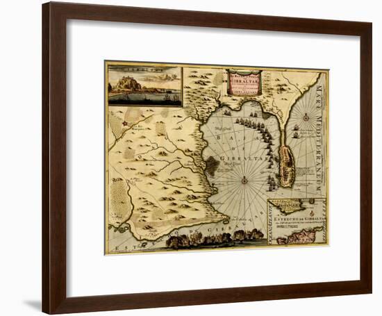 Nice on the Mediterranean - 1700-Anna Beeck-Framed Art Print