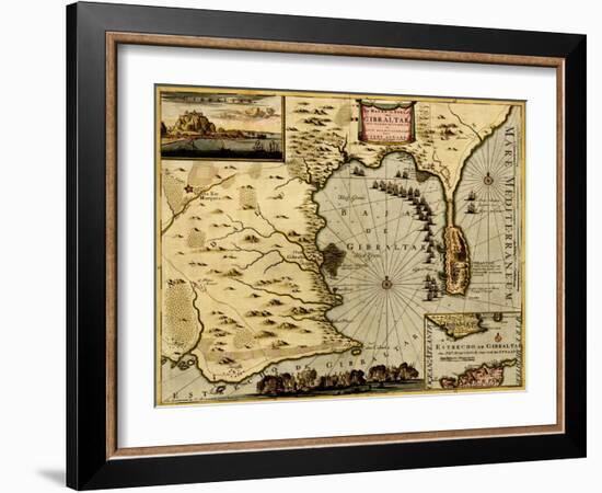 Nice on the Mediterranean - 1700-Anna Beeck-Framed Art Print