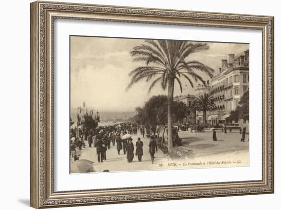 Nice, Promenade Anglais-null-Framed Art Print