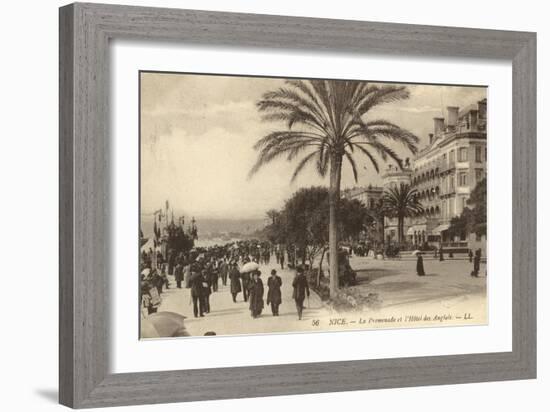 Nice, Promenade Anglais-null-Framed Art Print