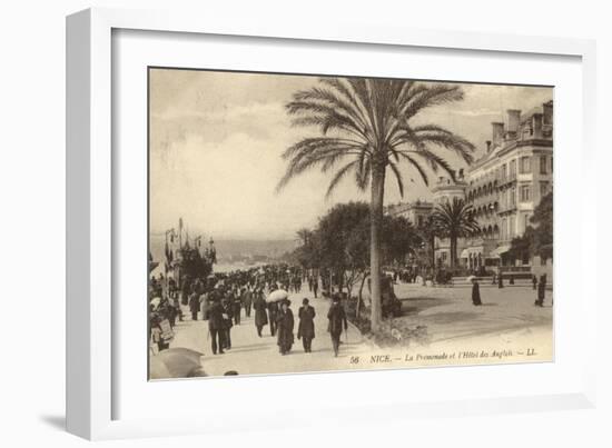 Nice, Promenade Anglais-null-Framed Art Print