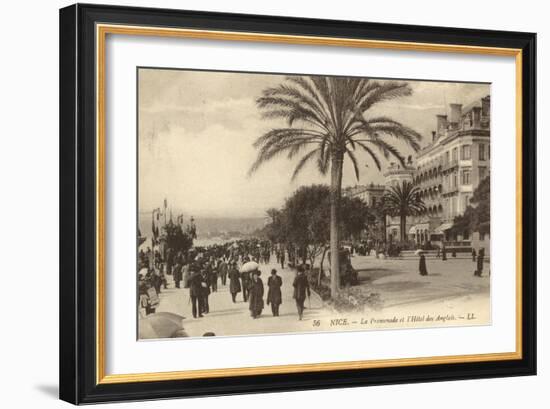 Nice, Promenade Anglais-null-Framed Art Print