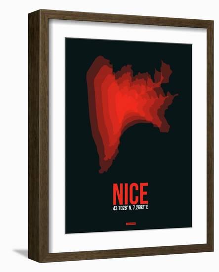 Nice Radiant Map 3-NaxArt-Framed Art Print