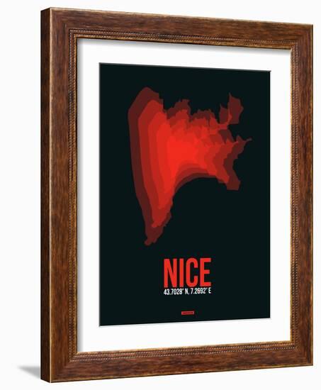 Nice Radiant Map 3-NaxArt-Framed Art Print