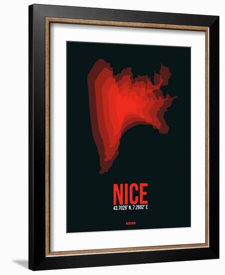 Nice Radiant Map 3-NaxArt-Framed Art Print