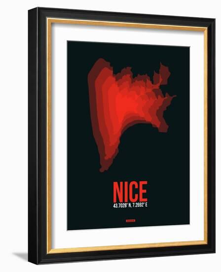 Nice Radiant Map 3-NaxArt-Framed Art Print