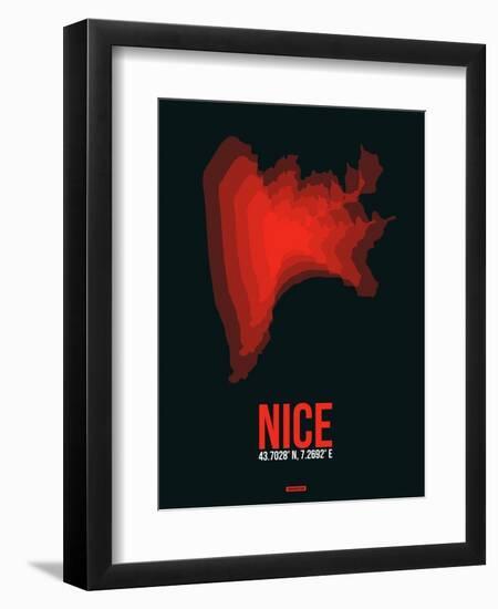 Nice Radiant Map 3-NaxArt-Framed Art Print