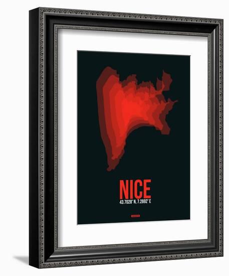 Nice Radiant Map 3-NaxArt-Framed Art Print