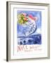 Nice, Soleil Fleurs-Marc Chagall-Framed Giclee Print