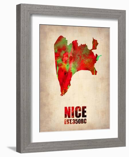 Nice Watercolor Poster-NaxArt-Framed Art Print