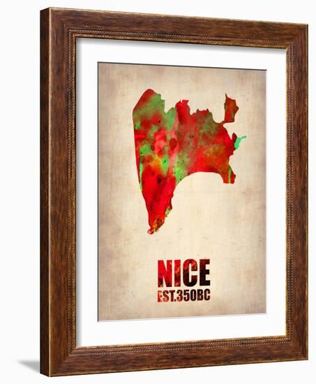 Nice Watercolor Poster-NaxArt-Framed Art Print