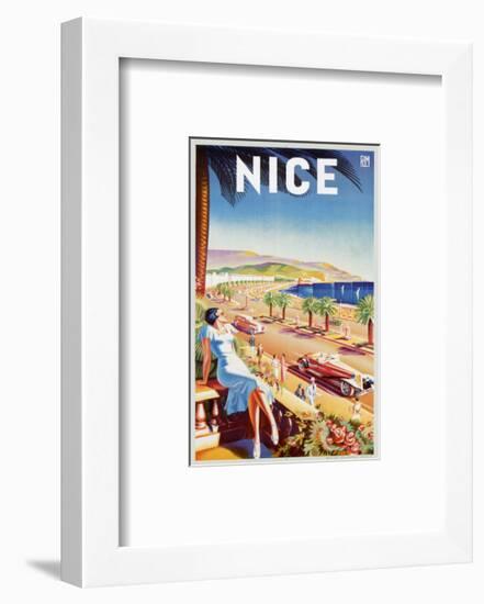 Nice-null-Framed Art Print