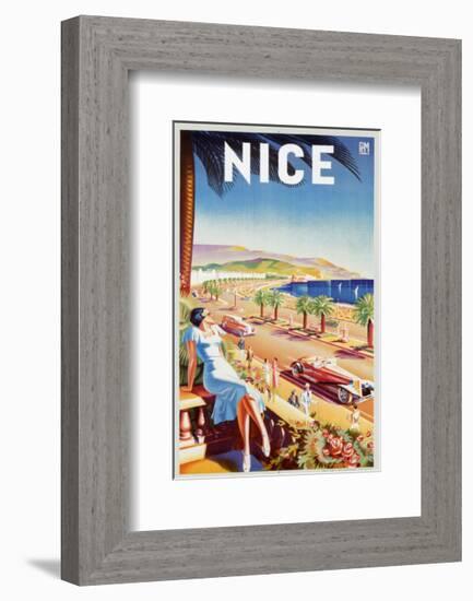 Nice-null-Framed Art Print