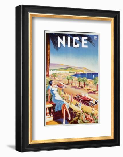 Nice-null-Framed Art Print