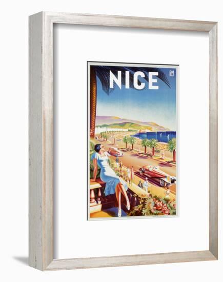 Nice-null-Framed Art Print