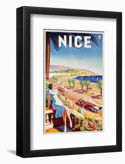 Nice-null-Framed Art Print