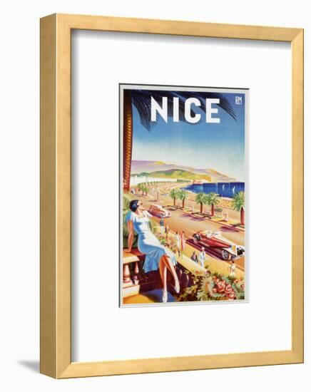 Nice-null-Framed Art Print