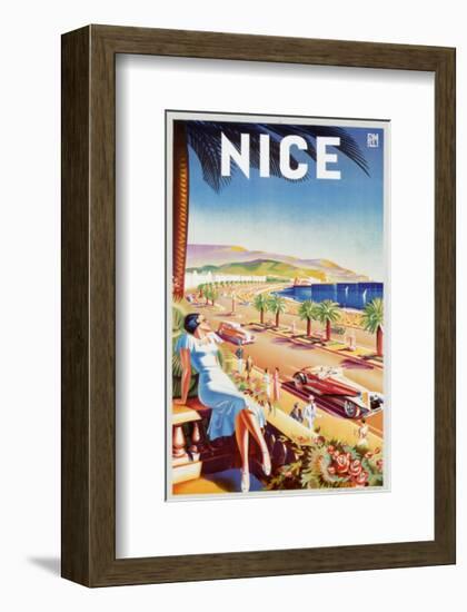 Nice-null-Framed Art Print