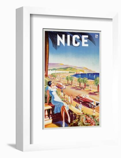 Nice-null-Framed Art Print