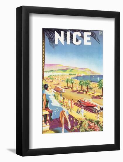 Nice-E^H^ de Hey-Framed Art Print