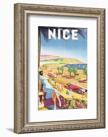 Nice-E^H^ de Hey-Framed Art Print