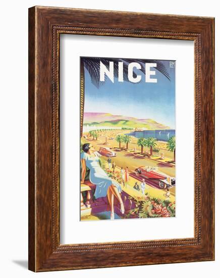 Nice-E^H^ de Hey-Framed Art Print