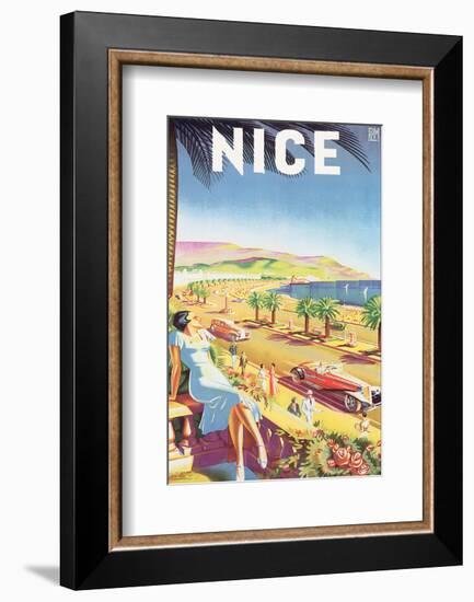 Nice-E^H^ de Hey-Framed Art Print