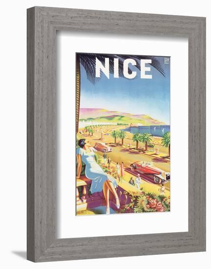 Nice-E^H^ de Hey-Framed Art Print