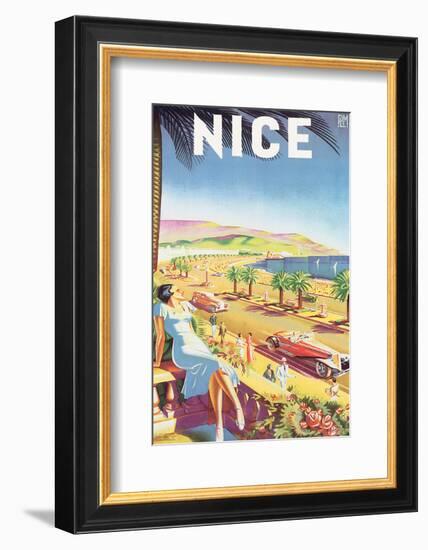 Nice-E^H^ de Hey-Framed Art Print