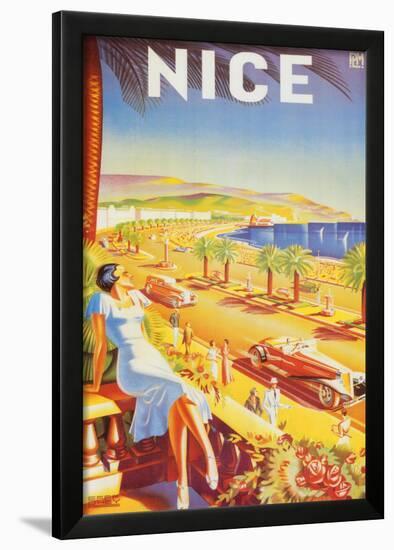 Nice-D`Hey-Framed Art Print