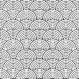 Optical Illusion Background In Red White And Blue With Seamless Pattern-nicemonkey-Art Print