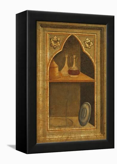 Niche with Paten, Pyx and Ampullae-Hermann Corrodi-Framed Premier Image Canvas