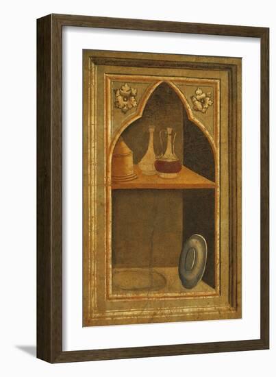 Niche with Paten, Pyx and Ampullae-Hermann Corrodi-Framed Giclee Print