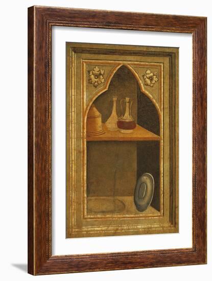 Niche with Paten, Pyx and Ampullae-Hermann Corrodi-Framed Giclee Print