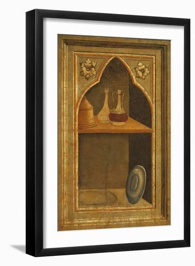 Niche with Paten, Pyx and Ampullae-Hermann Corrodi-Framed Giclee Print