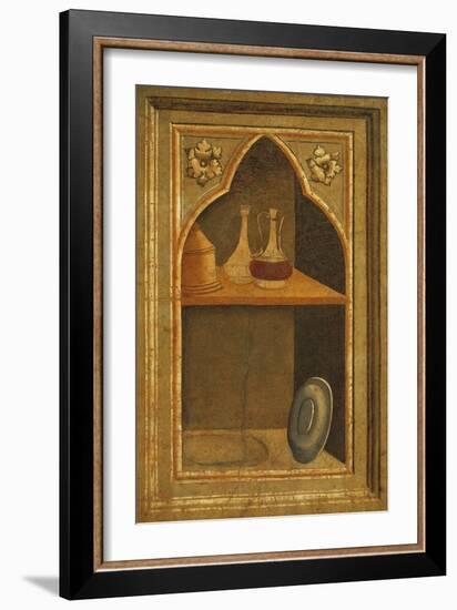 Niche with Paten, Pyx and Ampullae-Hermann Corrodi-Framed Giclee Print