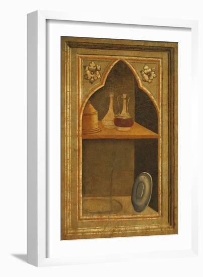 Niche with Paten, Pyx and Ampullae-Hermann Corrodi-Framed Giclee Print