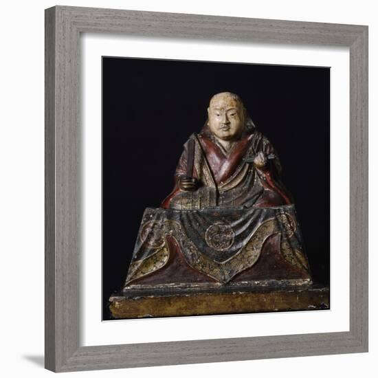 Nichiren-hônin (1222-1282), fondateur de la Secte Nichiren-null-Framed Giclee Print