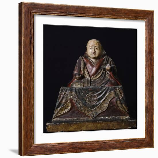 Nichiren-hônin (1222-1282), fondateur de la Secte Nichiren-null-Framed Giclee Print