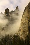 Clouds Forming Over The Famous "El Captain" In Yosemite National Park-Nicholas Giblin-Framed Photographic Print